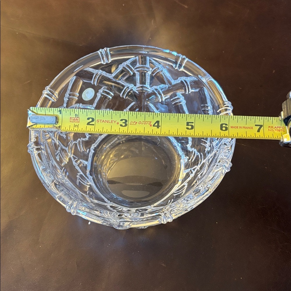 Tiffany & Co Crystal Bamboo Basket Weave Patterng - Picture 4 of 4